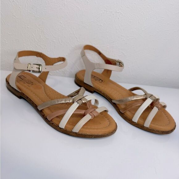 Pikolinos Algar Leather Sandals, Strappy Flats Size 39 (US 8.5) - Picture 5 of 8